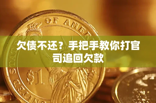 武汉欠债不还？手把手教你打官司追回欠款