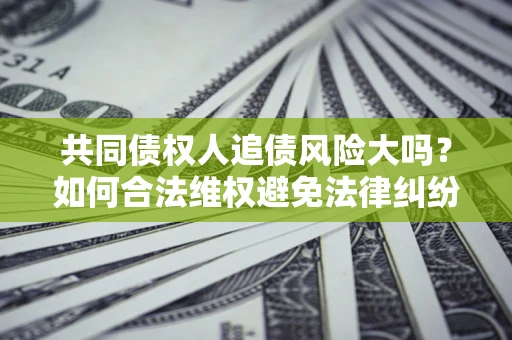 武汉共同债权人追债风险大吗?如何合法维权避免法律纠纷? 武汉共同债权人追债风险大吗?如何合法维权避免法律纠纷?