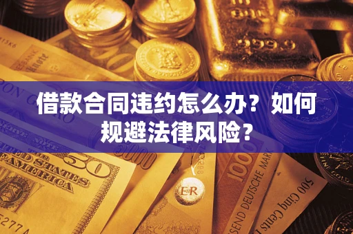 武汉借款合同违约怎么办？如何规避法律风险？